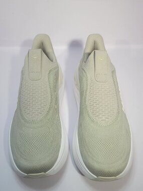 Hoka One One Skyward Laceless Women's Size 8B Putty/White Slip On 1168877 PYW